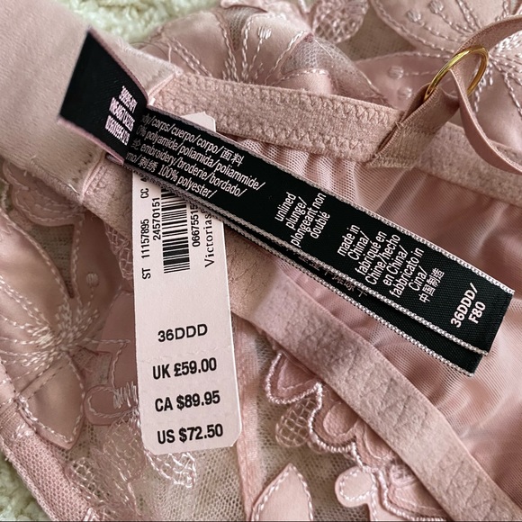 Victoria’s Secret Unlined Floral Embroider… - Picture 6 of 8